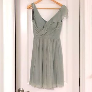 NWT JCrew silk chiffon wedding guest dress Size  P0